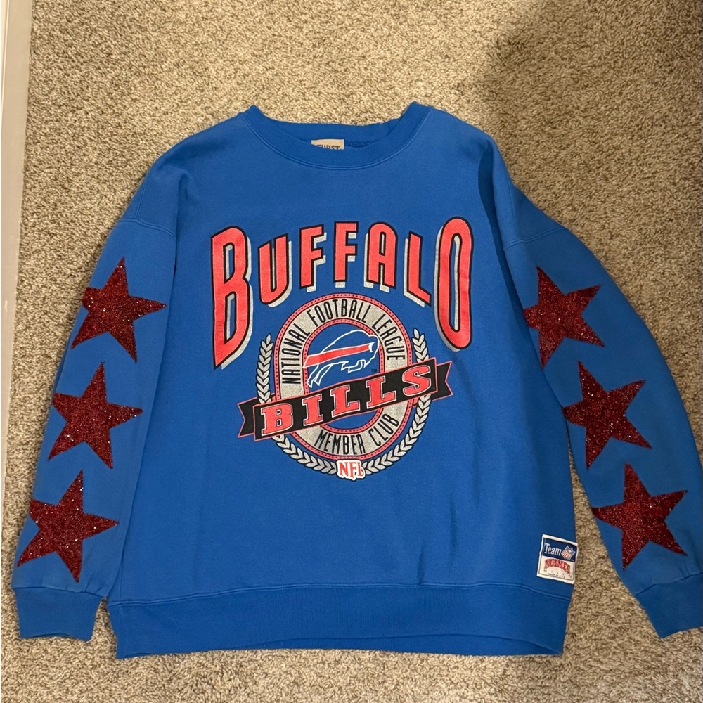Vintage Buffalo Bills Blue Sweater